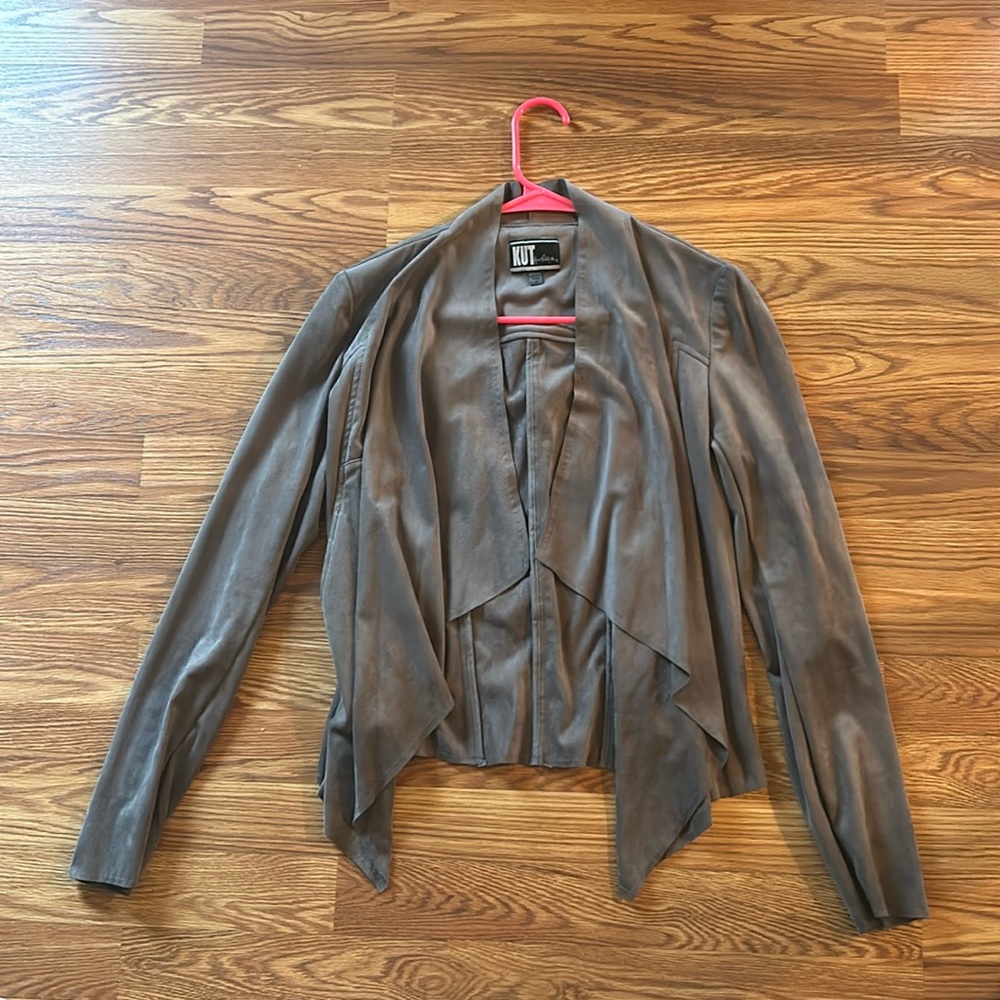New KUT Small suede cardigan/jacket